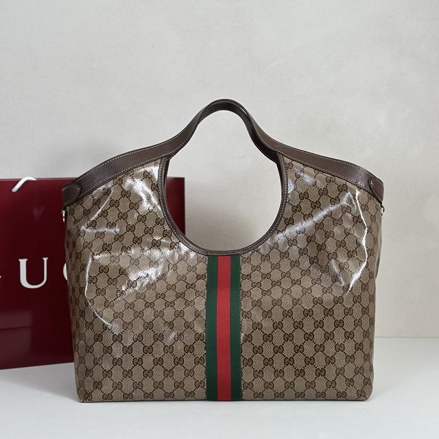 GG original fabric giglio large tote bag 853971 brown