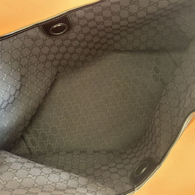 GG original soft calfskin giglio large tote bag 853971 black