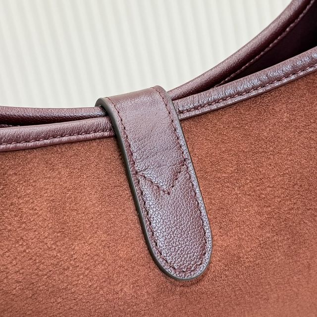 GG original suede jackie 1961 medium shoulder bag 863136 brown