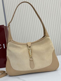 GG original suede jackie 1961 medium shoulder bag 863136 sand