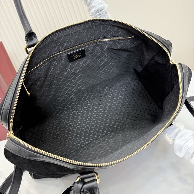 GG original suede borsetto large boston bag 866734 black