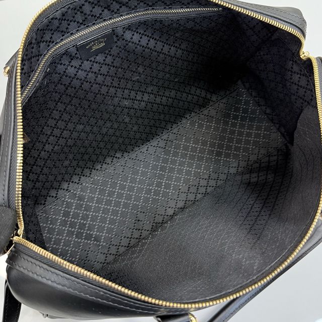 GG original calfskin borsetto large boston bag 866734 black