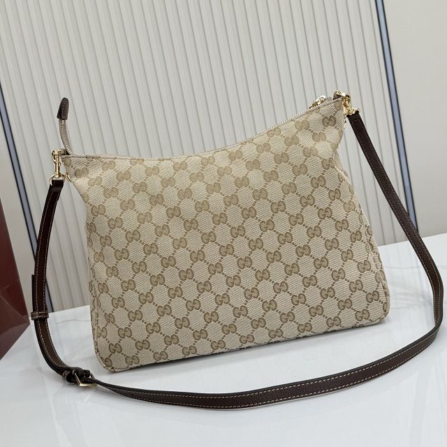 GG original canvas lady lunetta chain medium shoulder bag A006OA sand