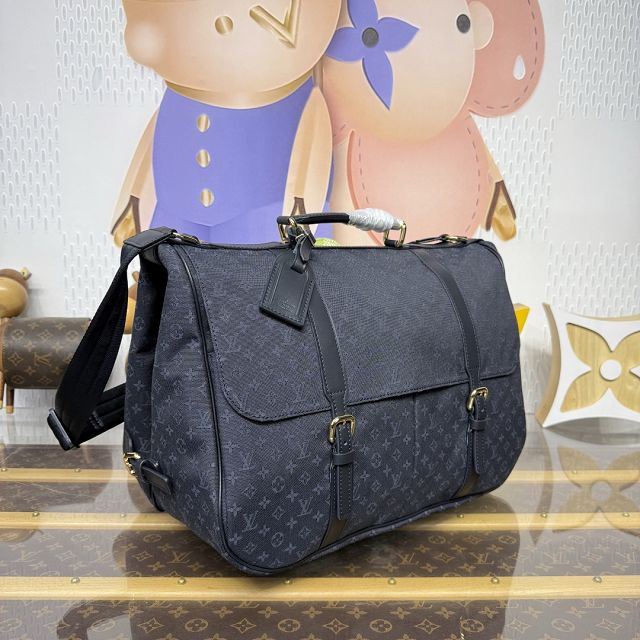 Louis vuitton original denim saumur GM M42313 blue