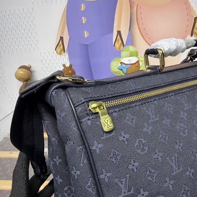 Louis vuitton original denim saumur GM M42313 blue