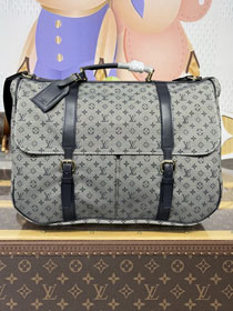 Louis vuitton original denim saumur GM M42313 grey