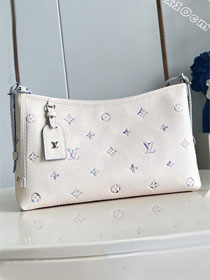 Louis vuitton original calfskin carryall east west M2A369 white&purple