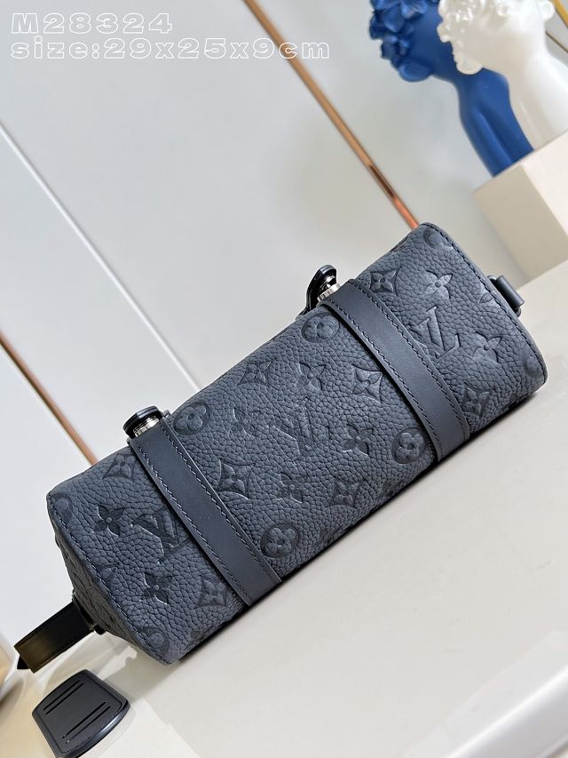 Louis vuitton original calfskin christopher messenger bag M28324 black