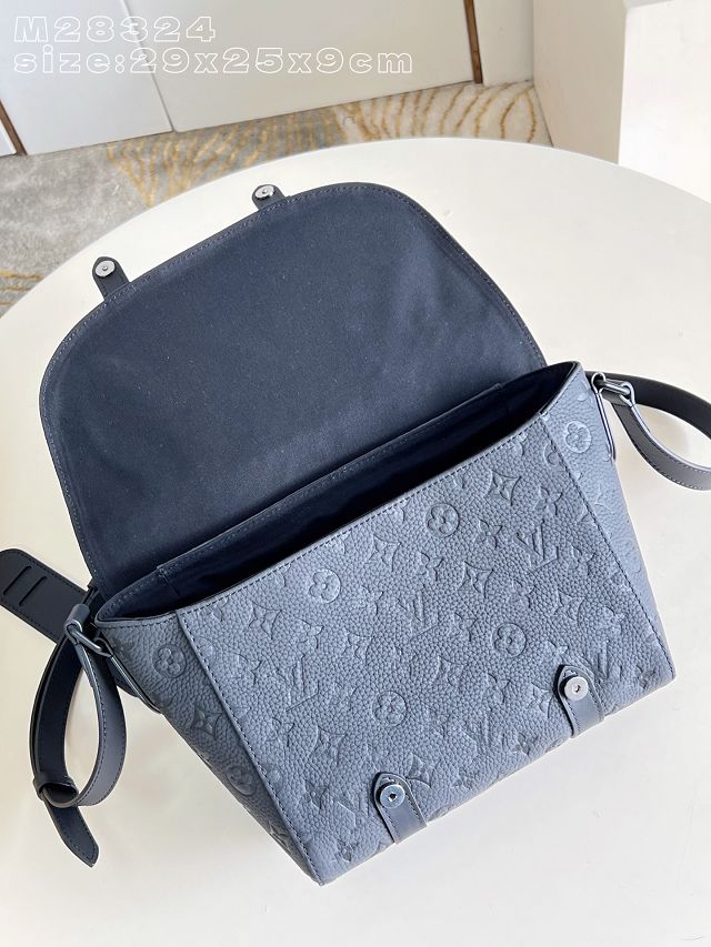 Louis vuitton original calfskin christopher messenger bag M28324 black