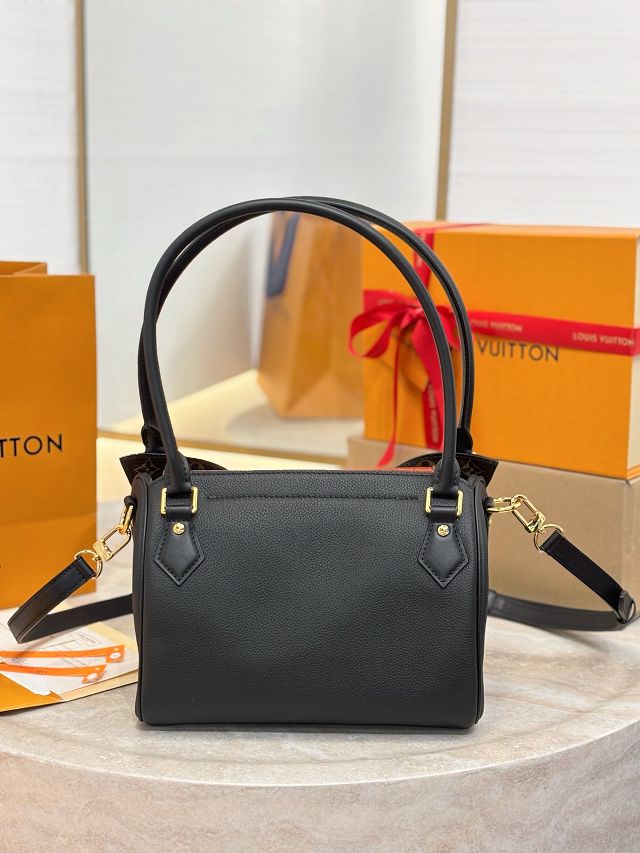 Louis vuitton original calfskin peekaboo speedy M30327 black&brown