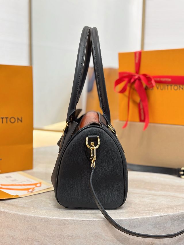 Louis vuitton original calfskin peekaboo speedy M30327 black&brown