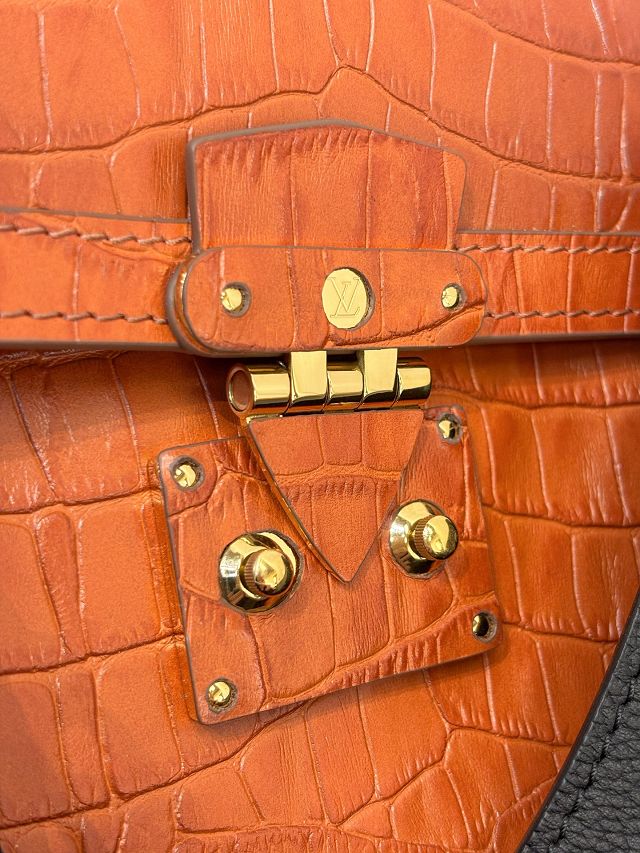 Louis vuitton original calfskin peekaboo speedy M30327 black&brown