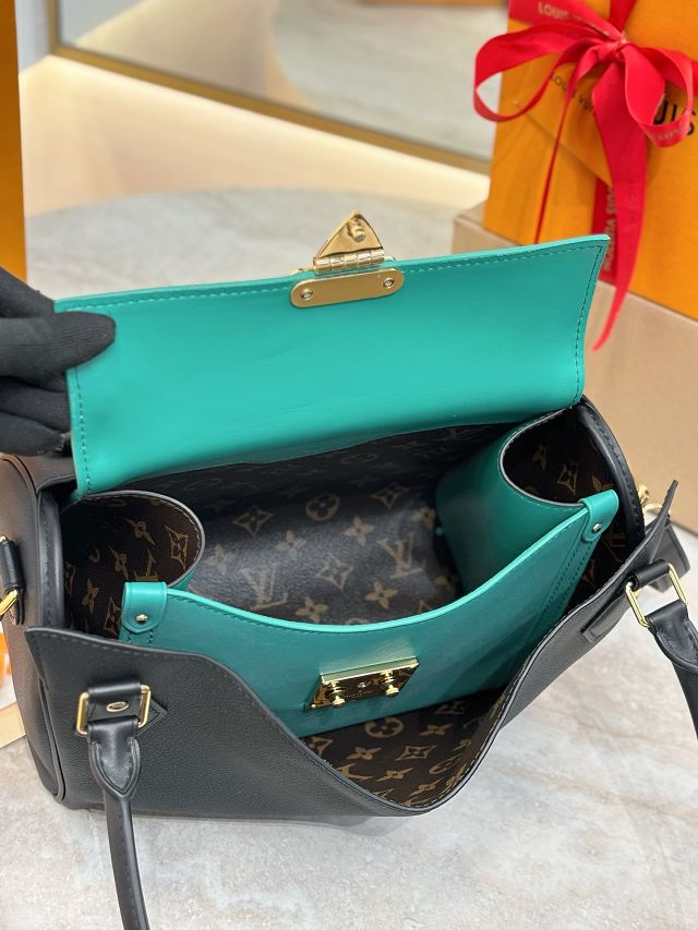 Louis vuitton original calfskin peekaboo speedy M30327 black&green