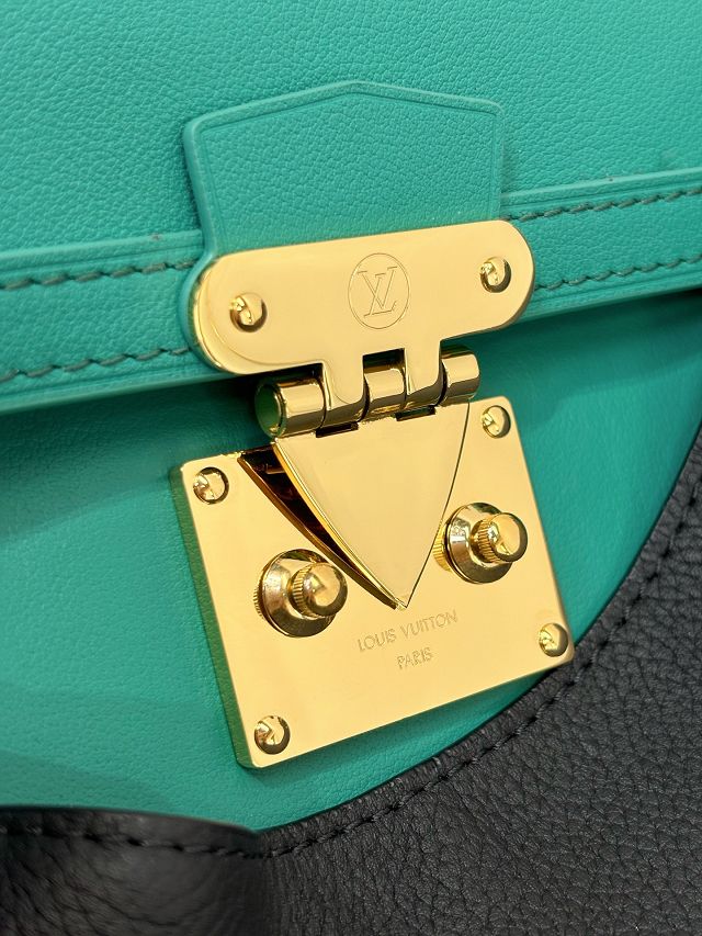 Louis vuitton original calfskin peekaboo speedy M30327 black&green