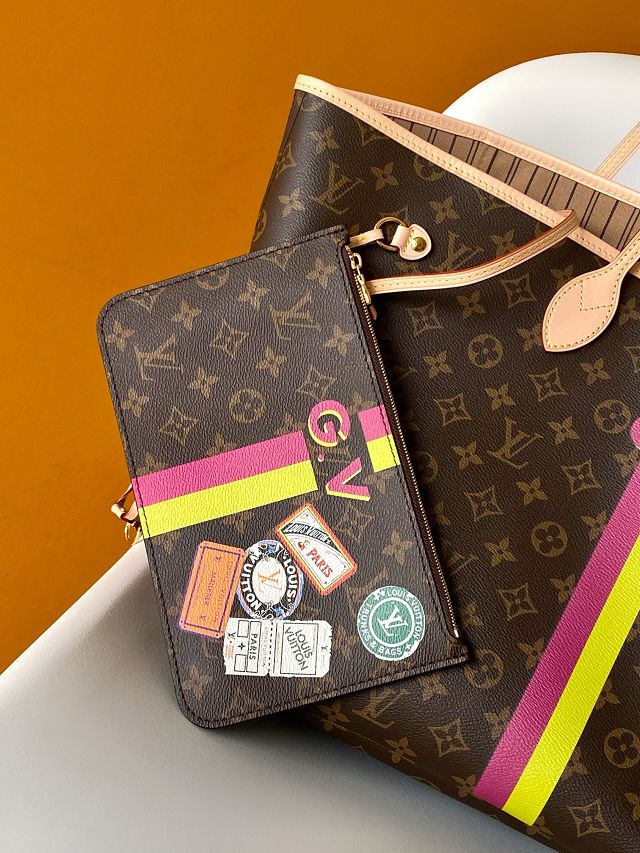 Louis vuitton original monogram canvas neverfull GM P01923