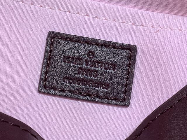 Louis vuitton original monogram denim lucille M92680 bordeaux