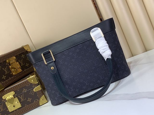 Louis vuitton original monogram denim lucille M92680 dark blue