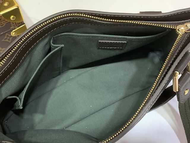 Louis vuitton original monogram denim lucille M92680 green