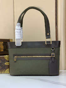 Louis vuitton original monogram denim lucille M92680 green
