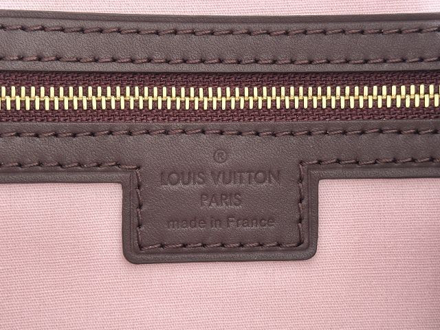 Louis vuitton original monogram denim lucille tote M92609 bordeaux