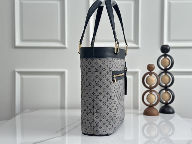 Louis vuitton original monogram denim lucille tote M92609 grey