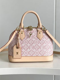 Louis vuitton original monogram embleme alma BB M2A378 pink