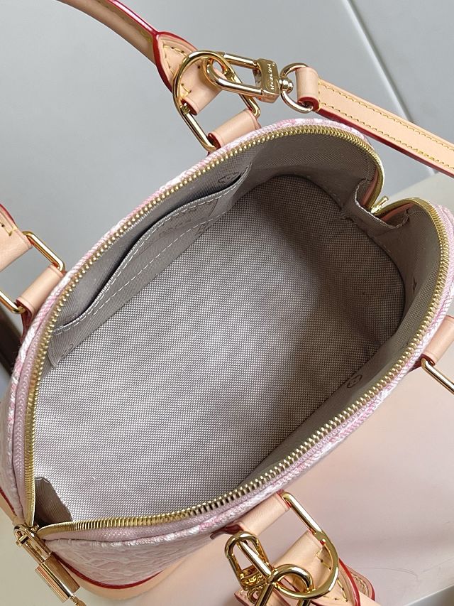Louis vuitton original monogram embleme alma BB M2A378 pink