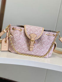 Louis vuitton original monogram embleme odyssee handbag M29974 pink