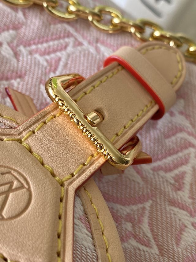 Louis vuitton original monogram embleme odyssee handbag M29974 pink