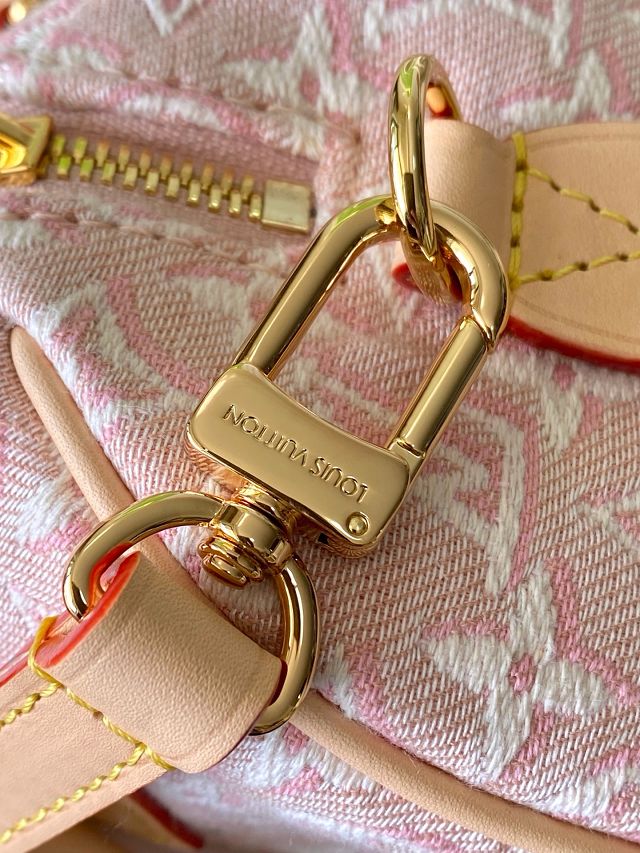 Louis vuitton original monogram embleme speedy 20 M2A039 pink