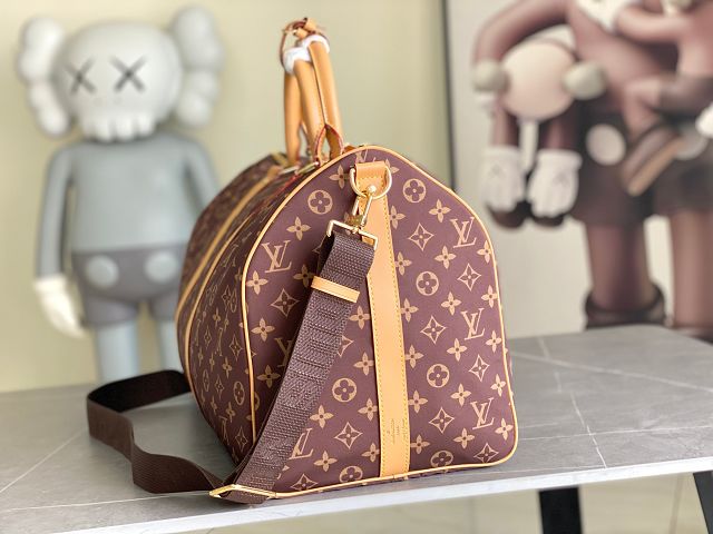 Louis vuitton original monogram silk keepall 50 M2A497 
