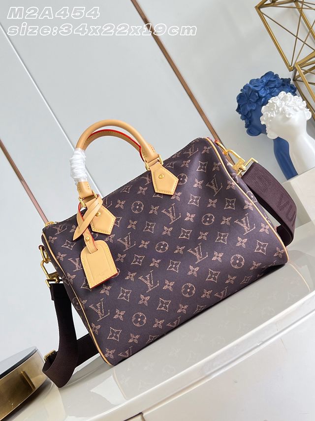 Louis vuitton original monogram silk speedy soft 30 M2A454