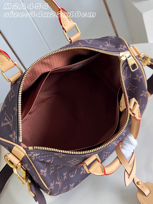 Louis vuitton original monogram silk speedy soft 30 M2A454