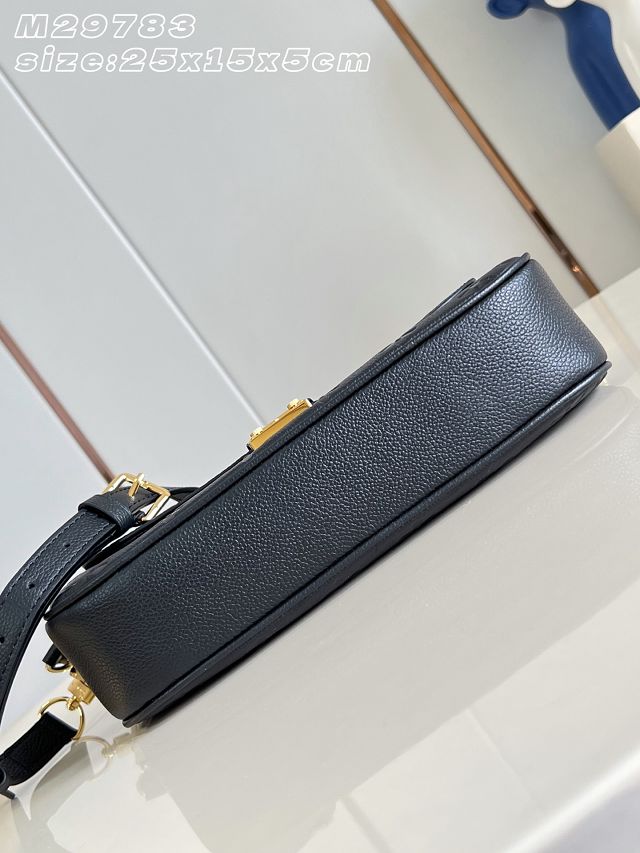 Louis vuitton original calfskin pochette metis soft M25783 black