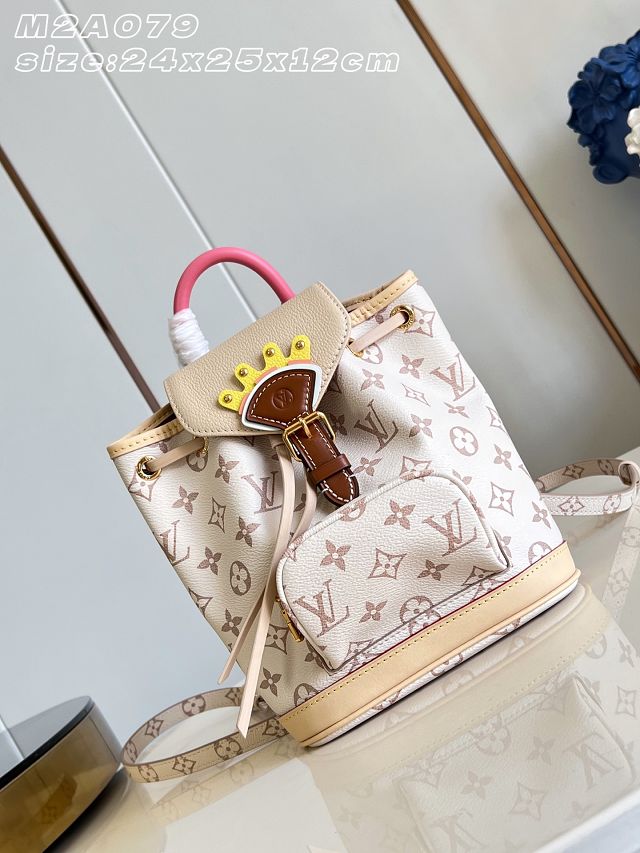 Louis vuitton original monogram dune montsouris mini backpack M2A079