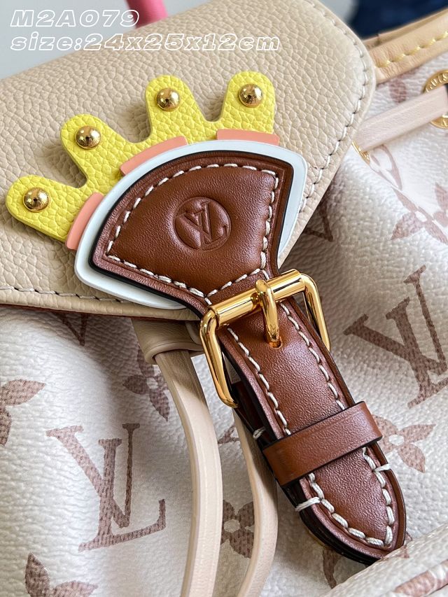Louis vuitton original monogram dune montsouris mini backpack M2A079