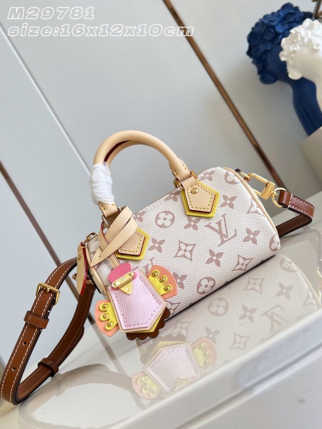 Louis vuitton original monogram dune nano speedy M29781