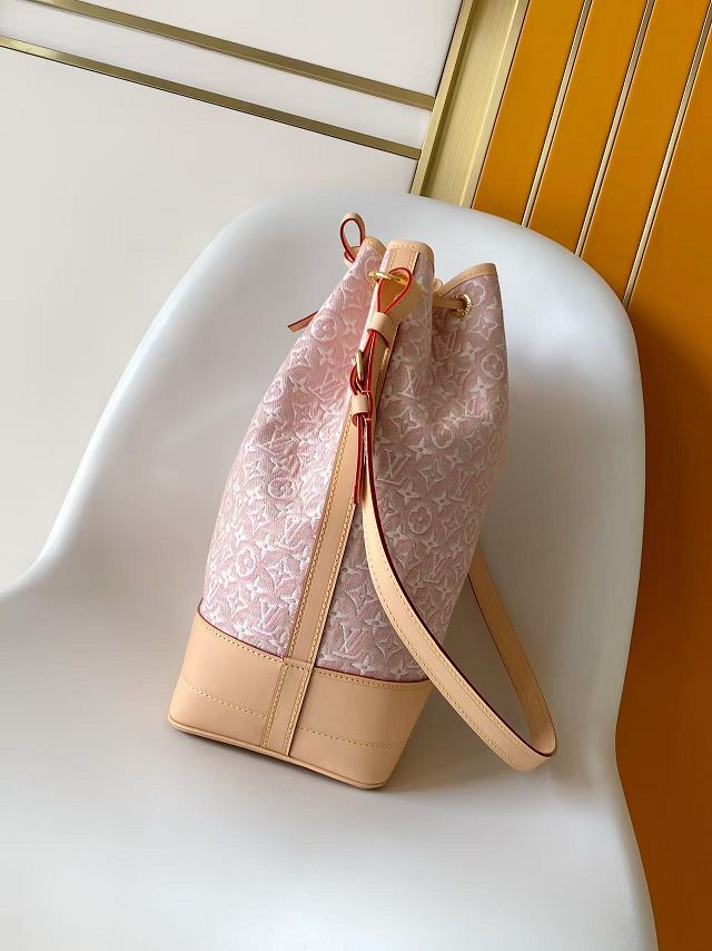 Louis vuitton original monogram embleme noe handbag M28714 pink