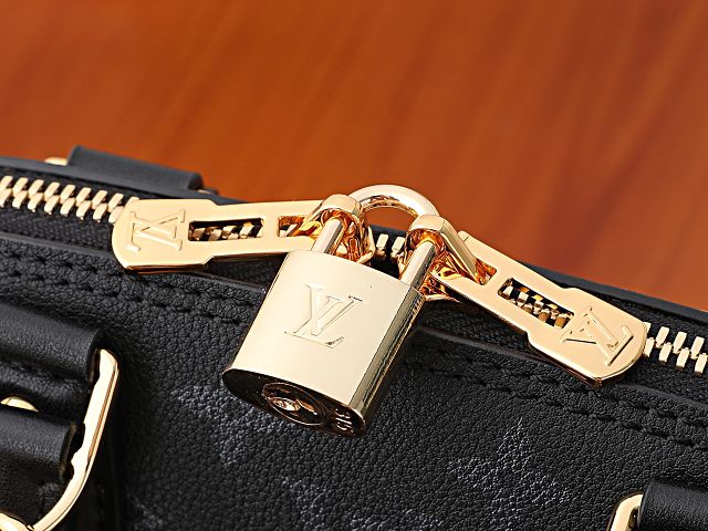 Louis vuitton original monogram ink alma BB handbag M3A843 black