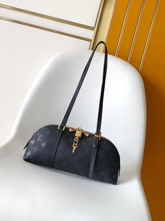 Louis vuitton original monogram ink squire east-west handbag M3A167 black
