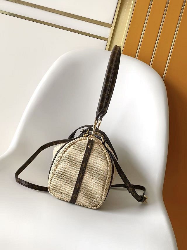 Louis vuitton original raffia express travel PM M29552 beige