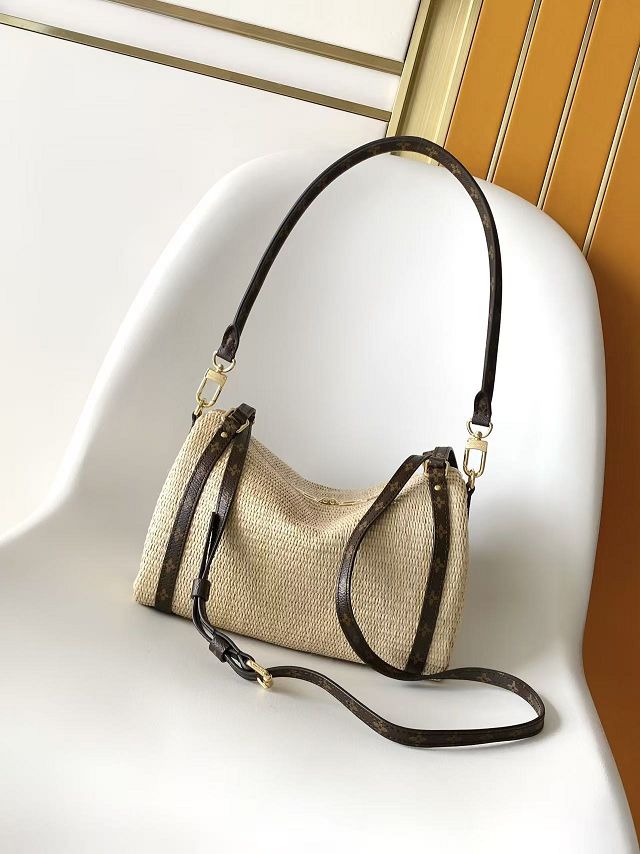 Louis vuitton original raffia express travel PM M29552 beige