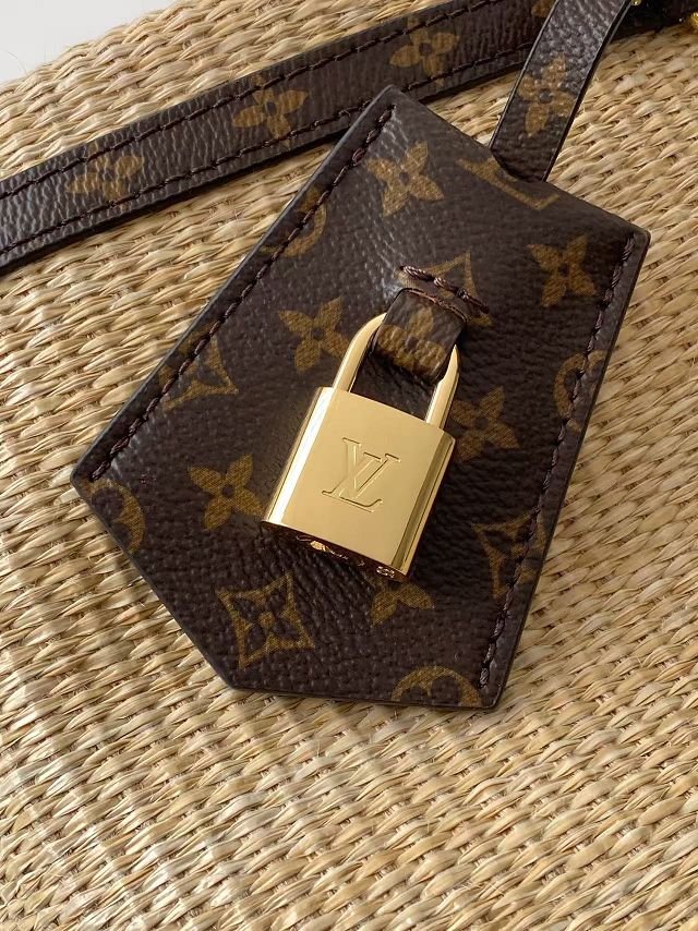 Louis vuitton original raffia express travel PM M29552 beige