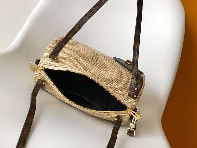 Louis vuitton original raffia express travel PM M29552 beige