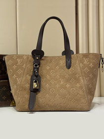 Louis vuitton original suede all in one pm handbag M29836 brown