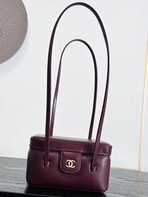 CC grained calfskin small vanity AP5067 bordeaux