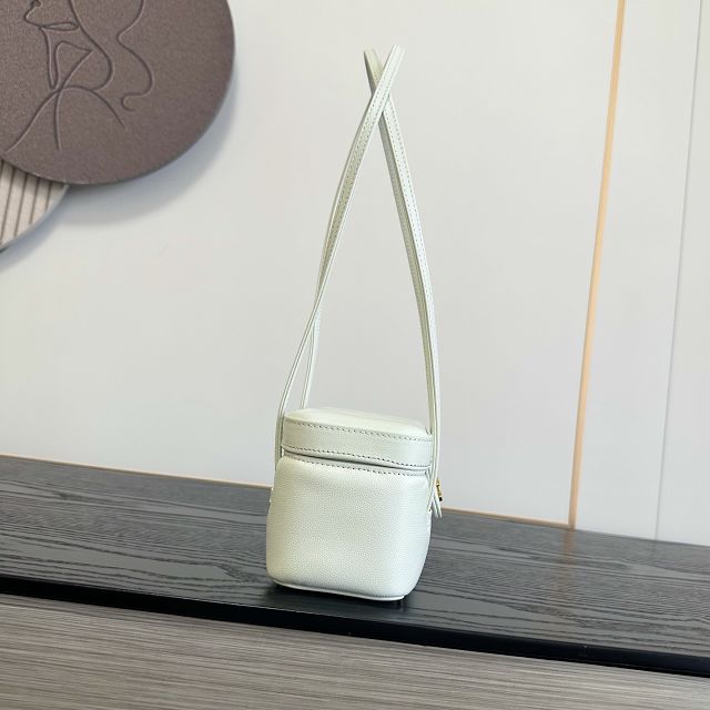 CC grained calfskin small vanity AP5067 light green