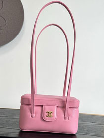 CC grained calfskin small vanity AP5067 pink