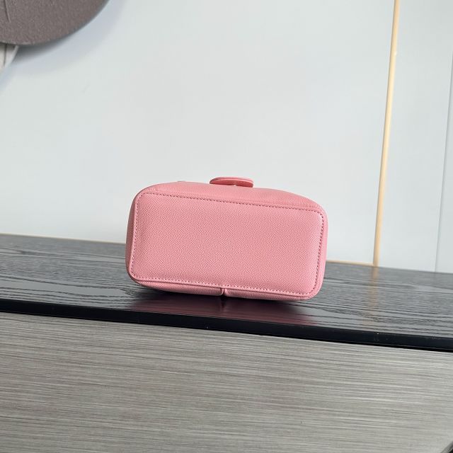 CC grained calfskin small vanity AP5067 pink