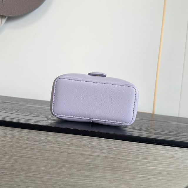 CC grained calfskin small vanity AP5067 purple
